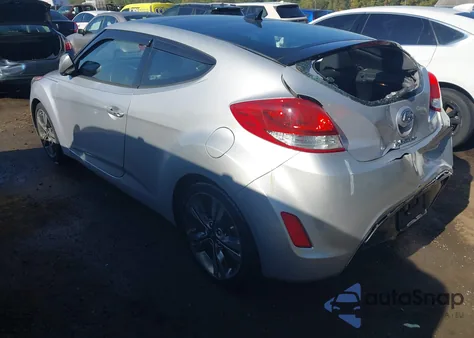 2017 Hyundai Veloster Value Edition из США, поврежденный, VIN KMHTC6AD6HU319430
